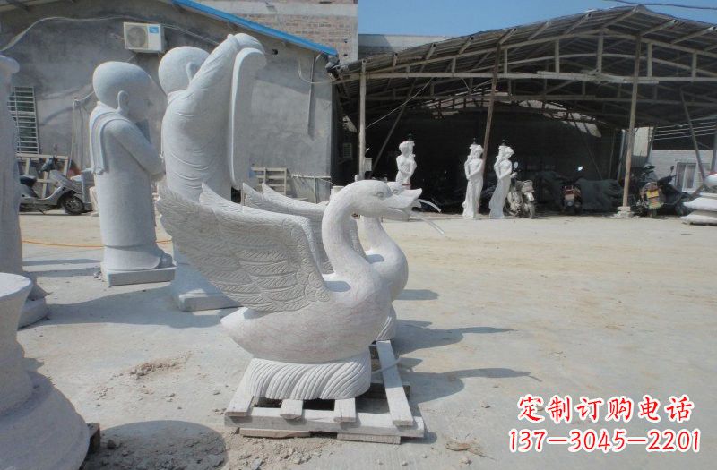 保定中领雕塑:独具特色的天鹅喷水雕塑