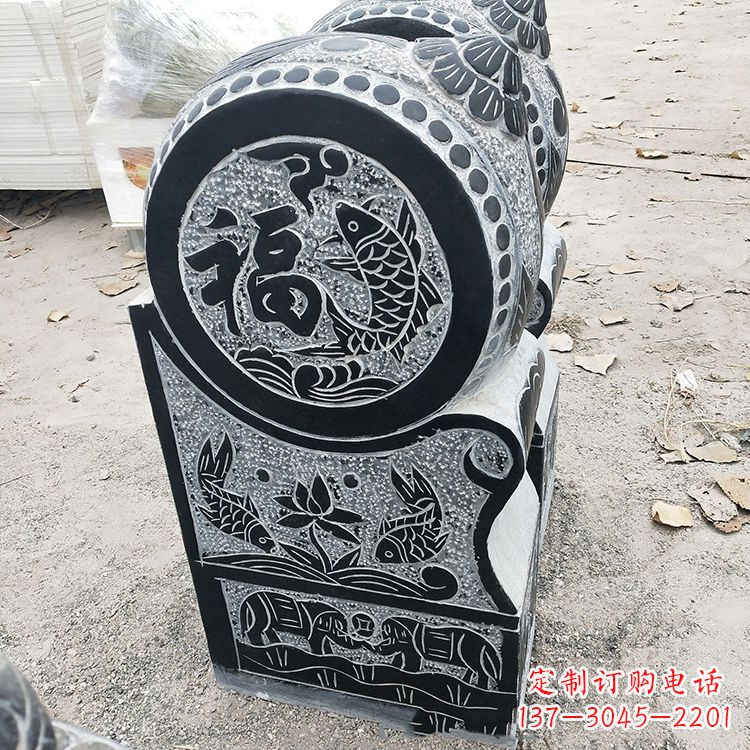 保定青石门墩雕塑,让您的家居典雅自有格调
