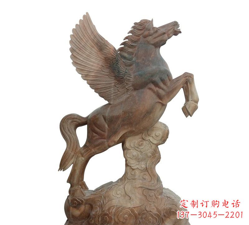 保定石雕祥云飞马
