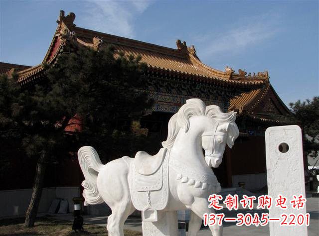 保定石雕小马