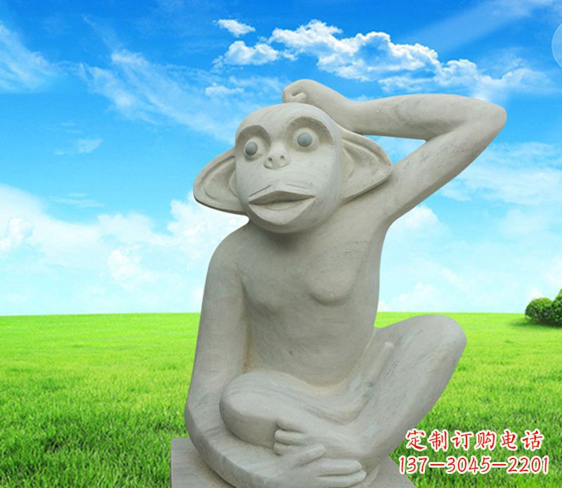 保定石雕小猴子