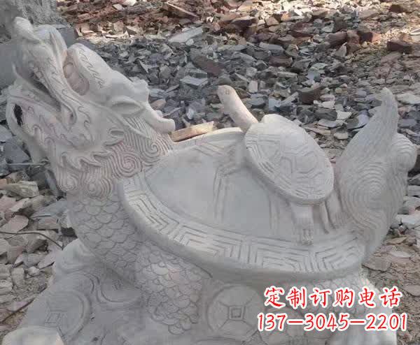 保定石雕招财神兽龙龟