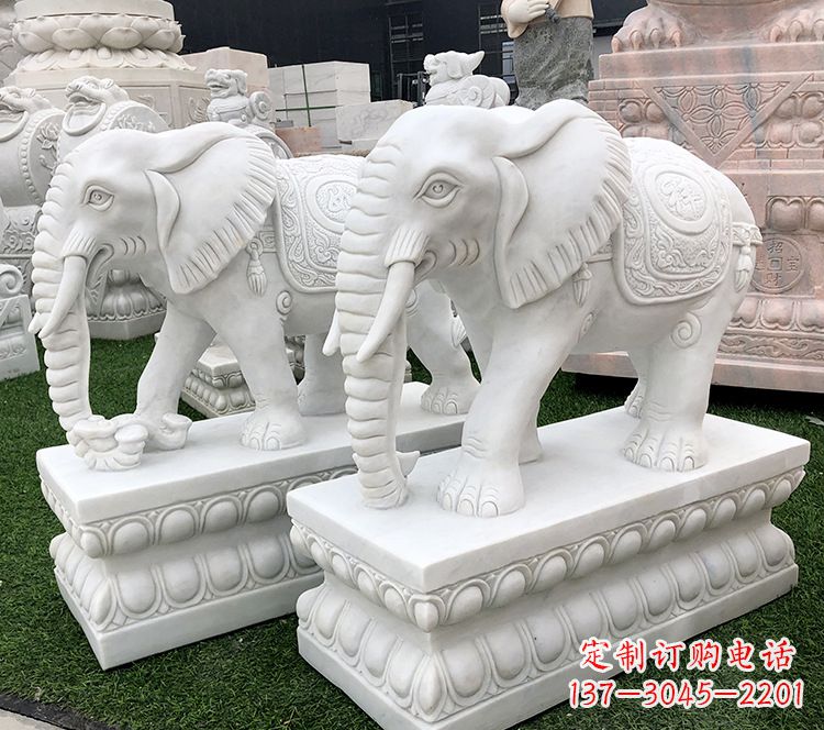 保定石浮雕大象