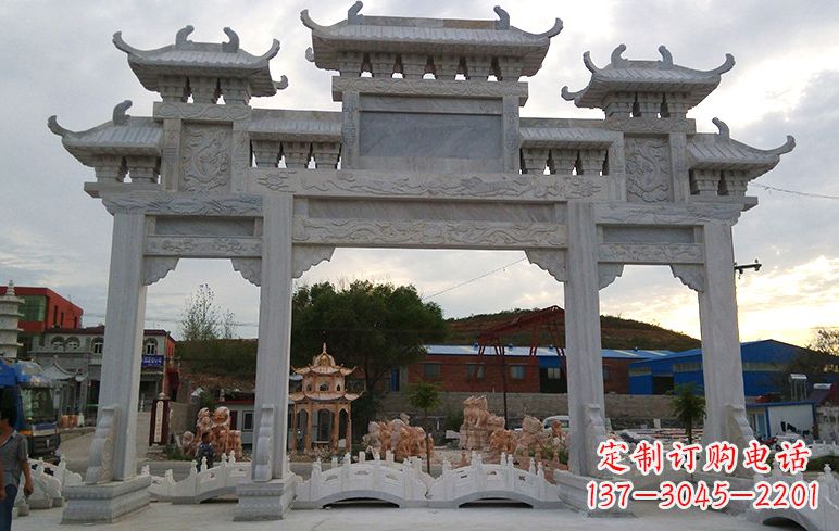保定石牌坊雕刻