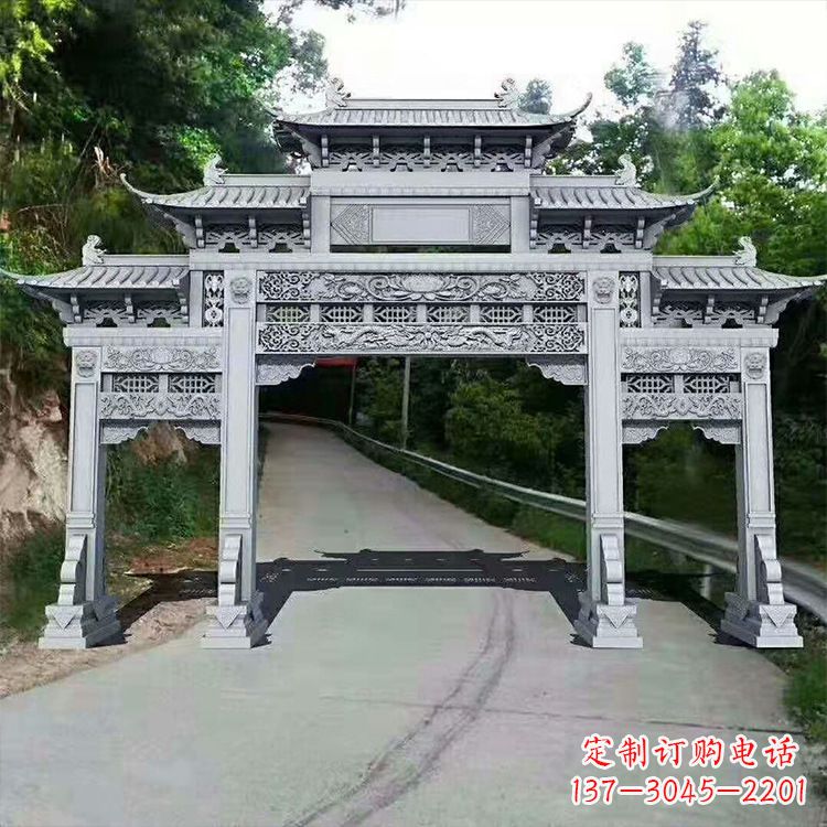 保定石牌楼青石牌坊