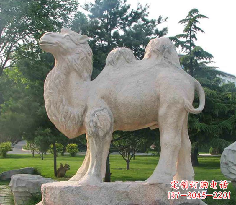 保定石头骆驼雕塑
