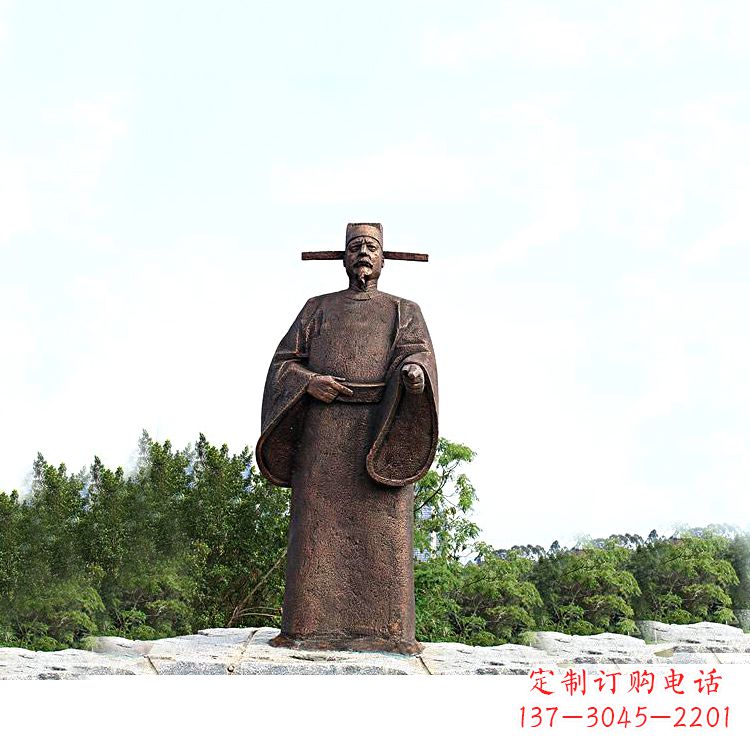 保定世界法医学鼻祖纯铜宋慈公园景区终归历史名人雕像