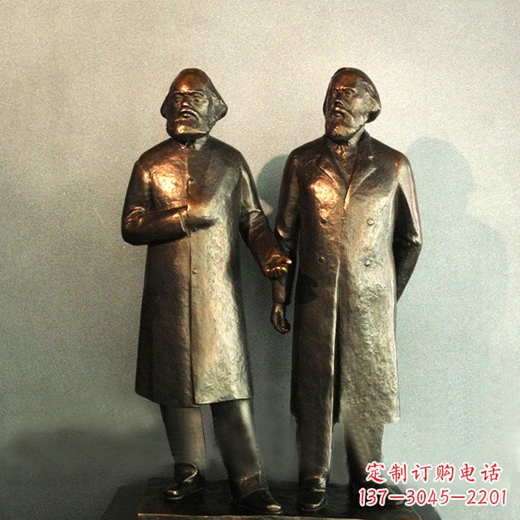 保定世纪伟人马克思和恩格斯雕塑