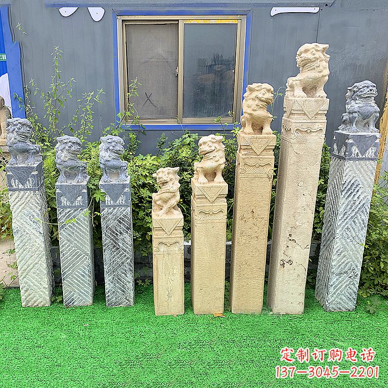 保定拴马桩狮子