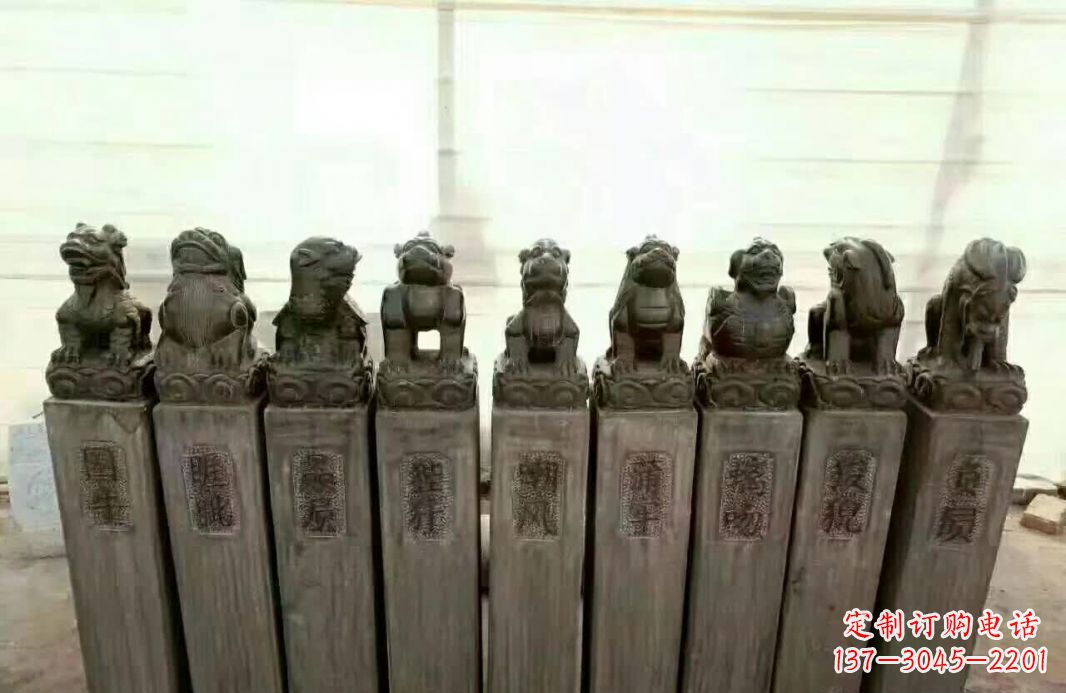 保定栓马桩石雕