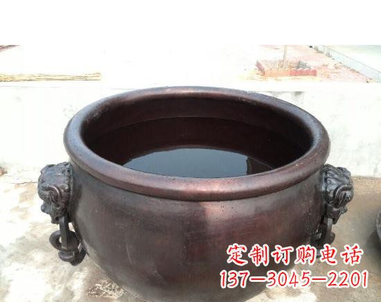 保定水缸寺庙铜雕