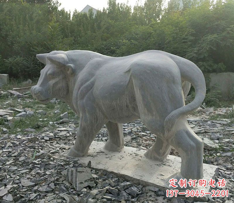 保定水牛雕公园动物雕塑