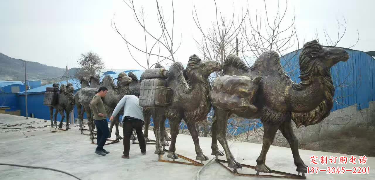 保定丝绸之路骆驼雕塑