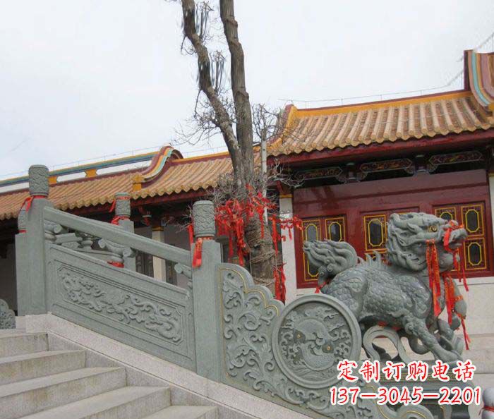 保定寺庙景观仿古石栏板