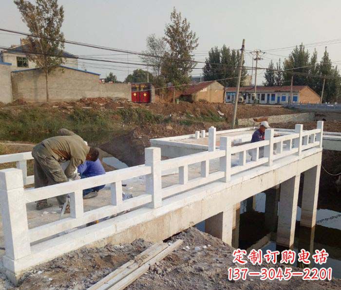 保定寺庙景观汉白玉栏板石雕
