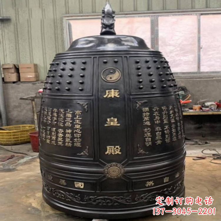 保定寺庙铜雕挂钟