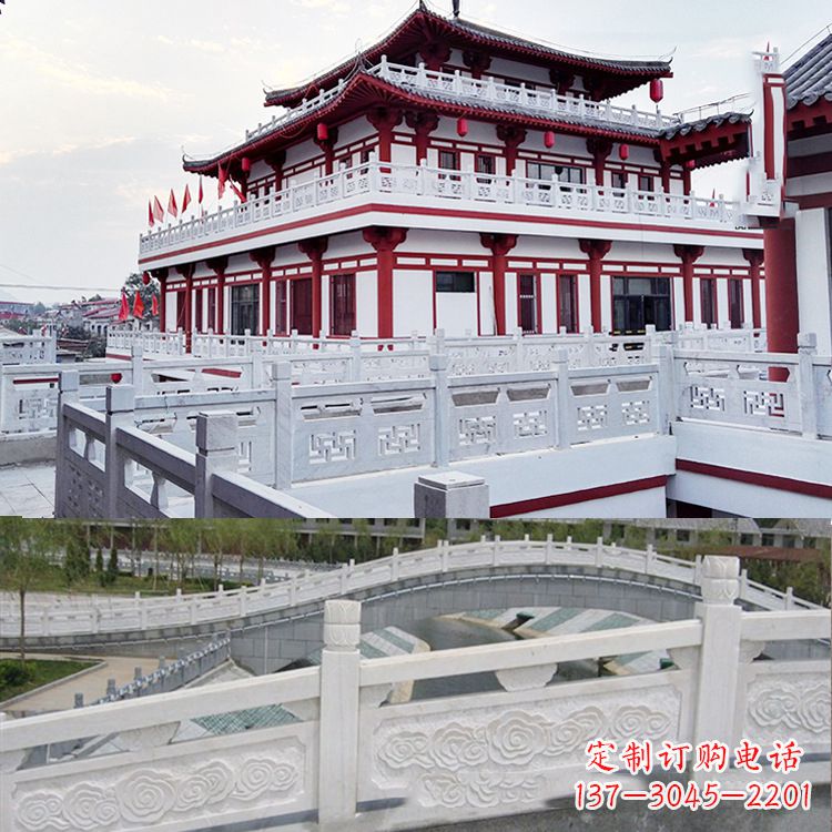 保定寺院石栏板