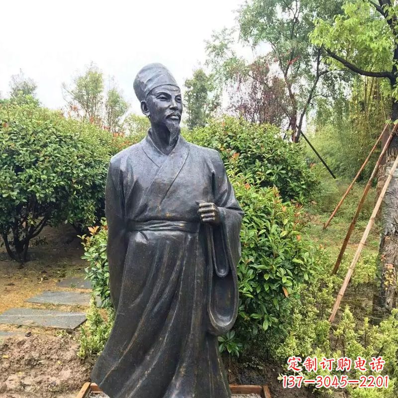 保定苏东坡铸铜历史文化名人雕像