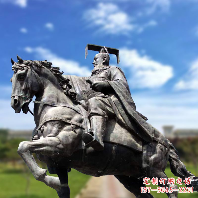 保定隋文帝骑马雕塑