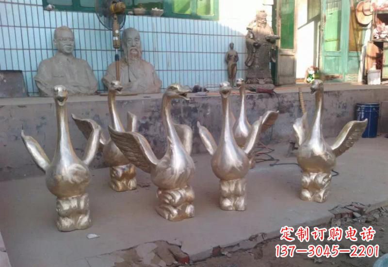 保定天鹅喷泉雕塑