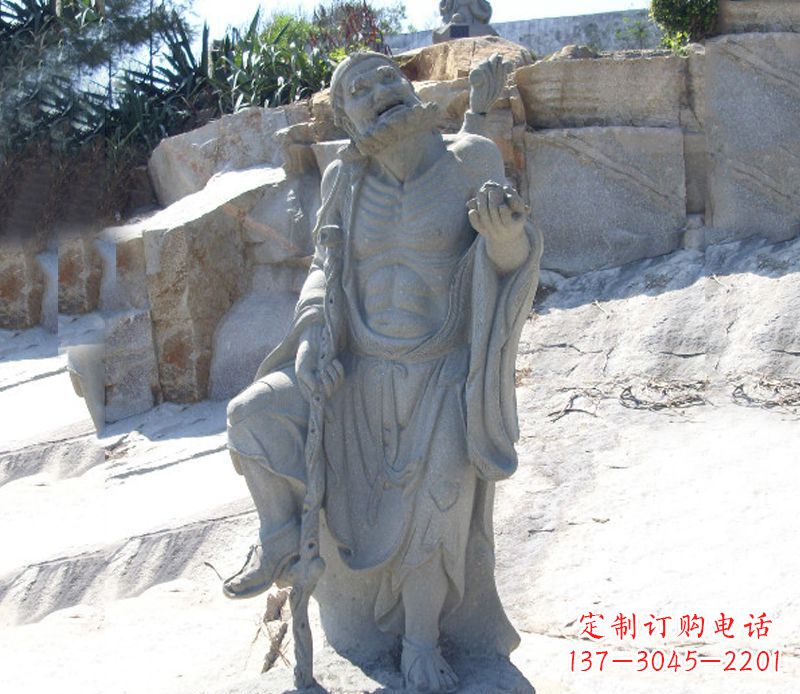 保定铁拐李八仙雕塑