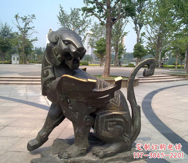 保定铜雕抽象十二生肖