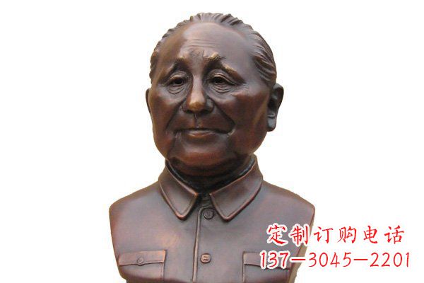 保定铜雕邓小平头像