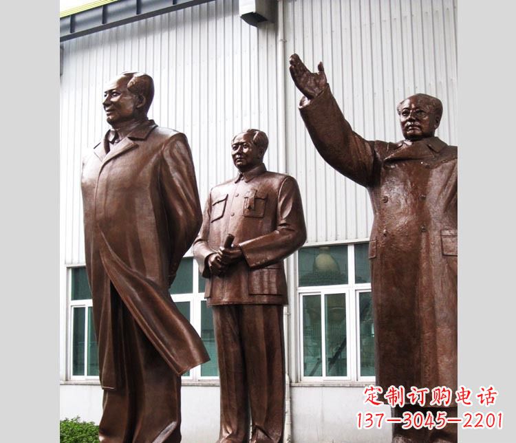 保定铜雕东方伟人雕塑