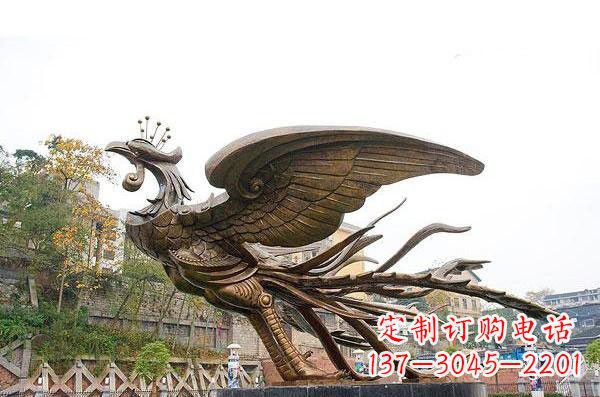 保定铜雕凤凰
