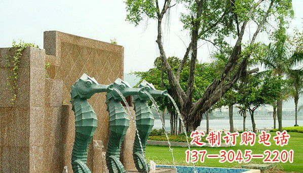 保定铜雕海马雕塑