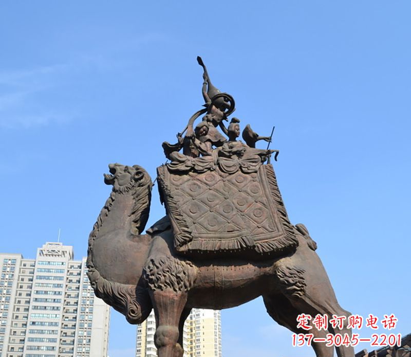 保定铜雕骆驼