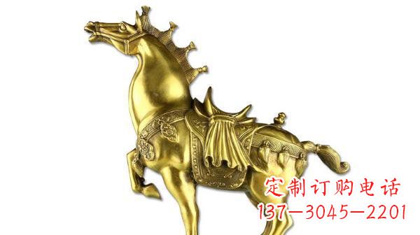 保定铜雕马公园动物雕塑