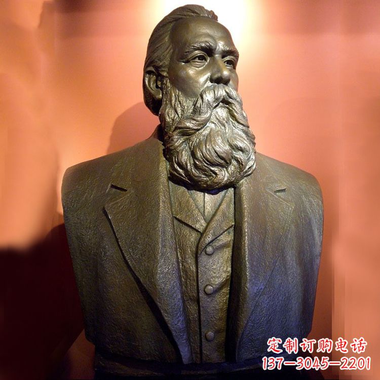保定铜雕马克思雕塑