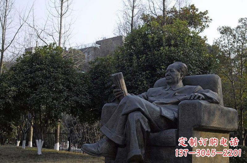 保定铜雕毛泽东伟人雕塑