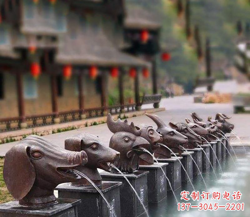 保定铜雕喷泉