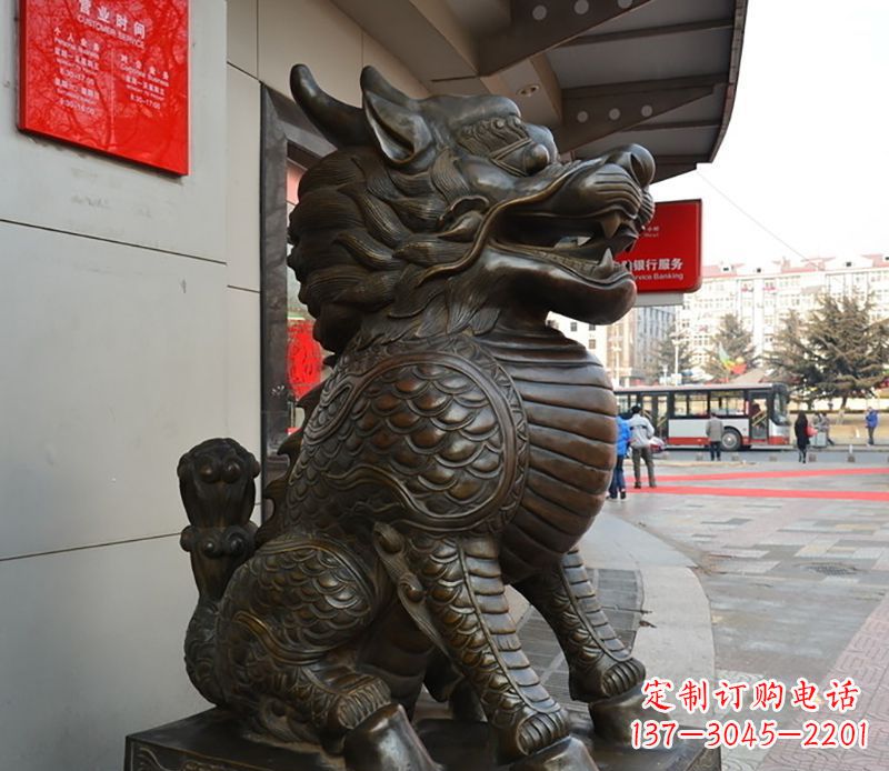 保定铜雕麒麟