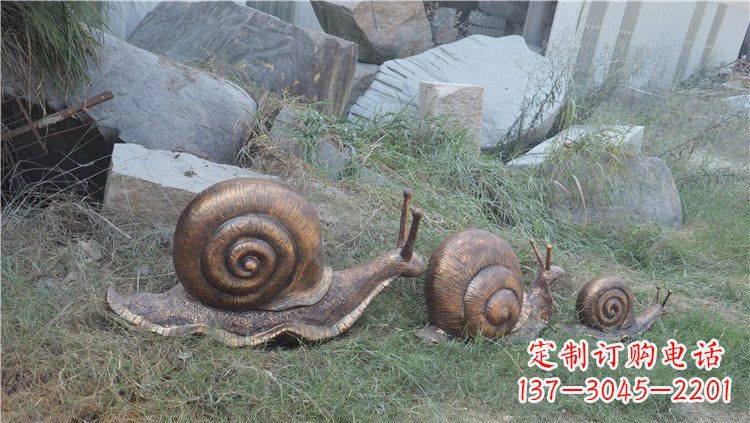 保定铜雕蜗牛