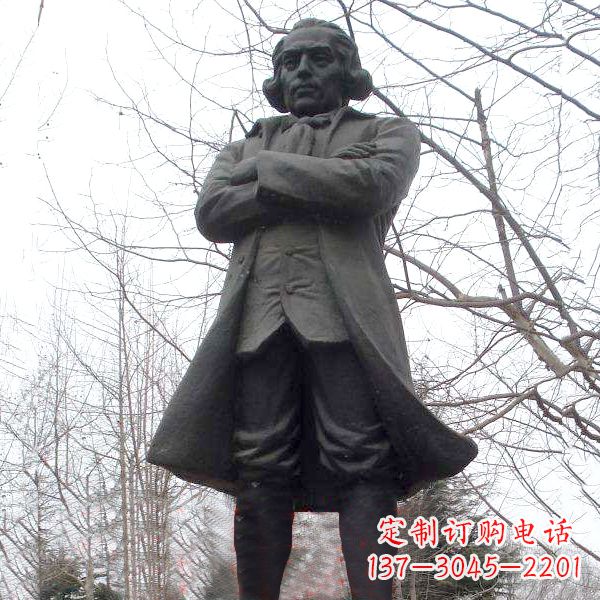 保定瓦特公园铜雕塑像