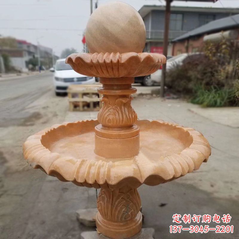 保定晚霞红风水球