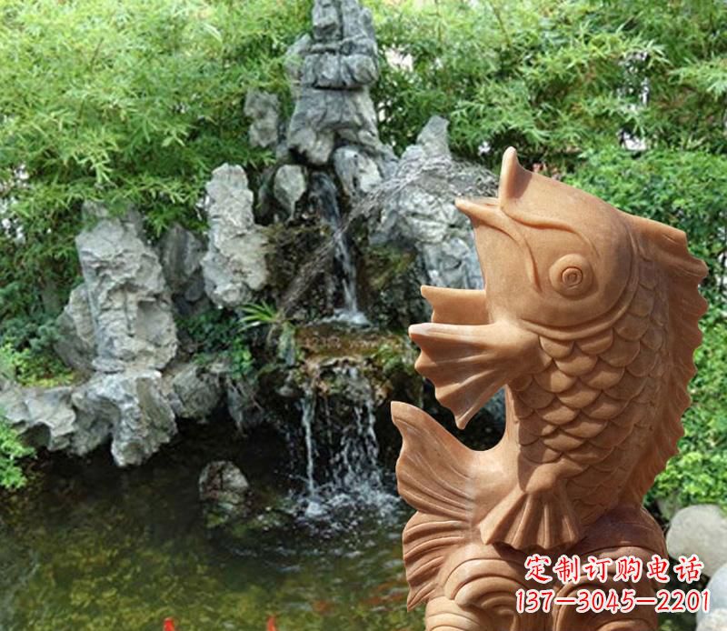 保定晚霞红鲤鱼喷泉