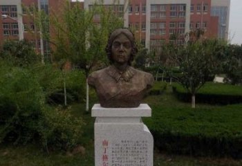 保定南丁格尔校园名人铜雕：精致细致的雕塑艺术