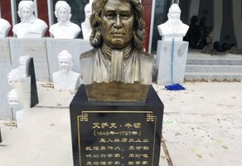 保定牛顿玻璃钢头像雕塑--捕捉珍贵的时光