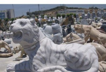 保定专业雕刻精美的老虎石雕