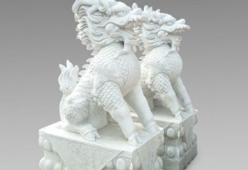 保定释迦牟尼麒麟石雕，吸煞驱邪