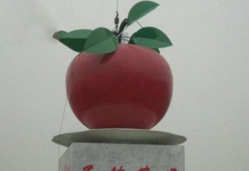 保定精美苹果雕塑，给空间增添独特风格