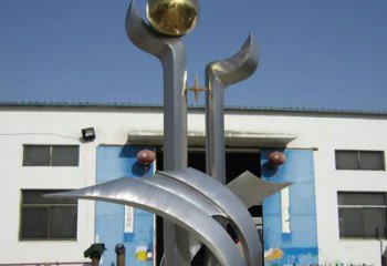 保定中领雕塑：不锈钢树叶雕塑，精美绝伦