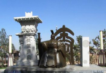 保定秦始皇雕塑，精致细腻，传承历史之美