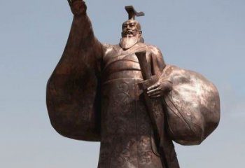 保定秦始皇铜雕精美塑像，让历史回溯至您身边