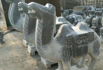 保定青石骆驼雕，把动物活灵活现