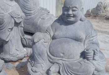 保定青石仿古弥勒佛雕塑